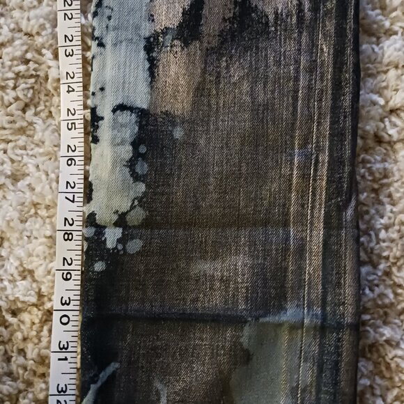 Rock & Republic Jeans Mens Size 31X34 Multi Colour DUCE Skinny Cut Fit Denim Y2K - Picture 9 of 12